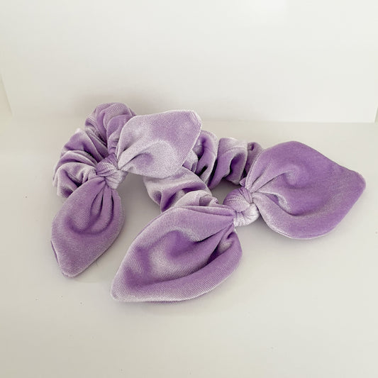 purple velvet scrunchie (Mini + Full size)